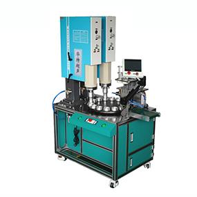 Double-head turntable ultrasonic welding machine